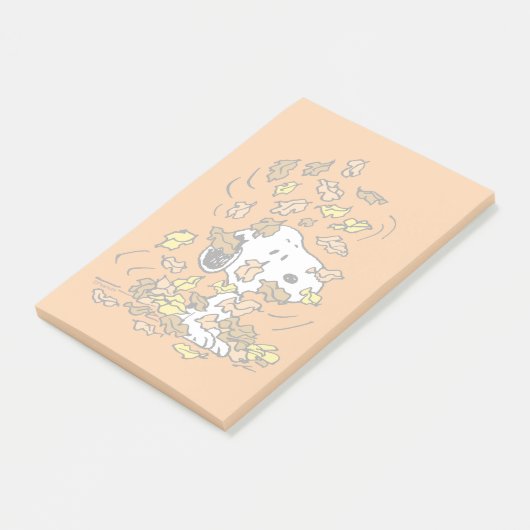 pinda's | Snoopy stapel bladeren Post-it® Notes (Schuin)