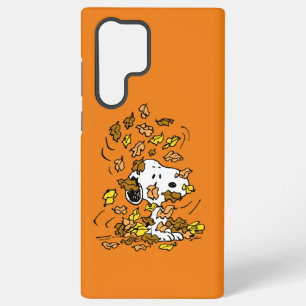 pinda's   Snoopy stapel bladeren Samsung Galaxy Hoesje
