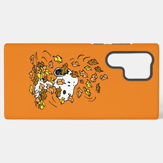 pinda's | Snoopy stapel bladeren Samsung Galaxy Hoesje (Achterkant horizontaal)