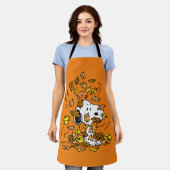 pinda's | Snoopy stapel bladeren Schort (Gedragen)