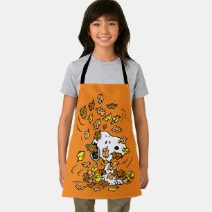 pinda's   Snoopy stapel bladeren Schort