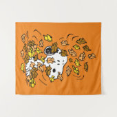 pinda's | Snoopy stapel bladeren Wandkleed (Voorkant (horizontaal))