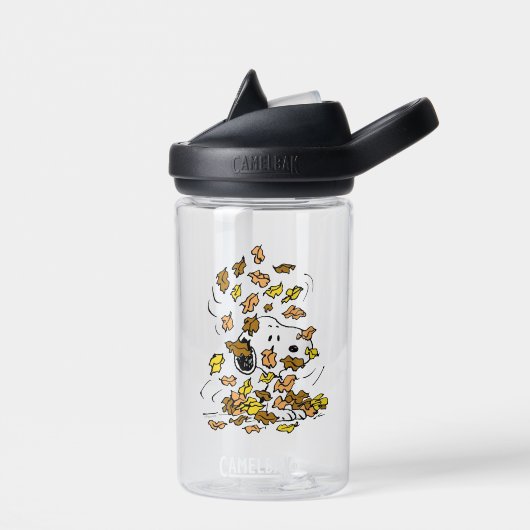 pinda's | Snoopy stapel bladeren Waterfles (Links)