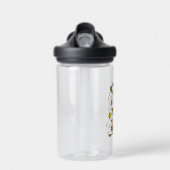 pinda's | Snoopy stapel bladeren Waterfles (Voorkant)