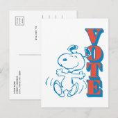 pinda's | Snoopy - Stemming Briefkaart (Voorkant / Achterkant)