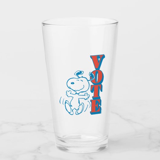pinda's | Snoopy - Stemming Glas (Voorkant)