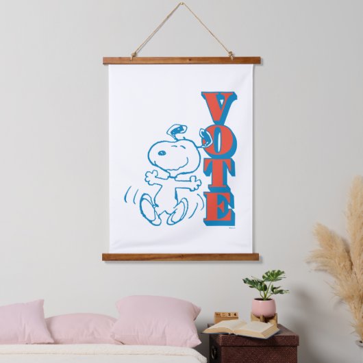 pinda's | Snoopy - Stemming Hangend Wandkleed (Slaapkamer)