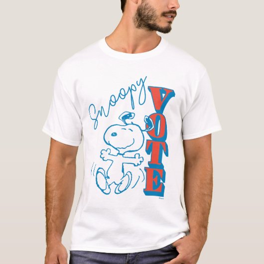 pinda's | Snoopy - Stemming T-shirt (Voorkant)