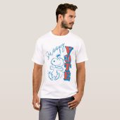 pinda's | Snoopy - Stemming T-shirt (Voorkant volledig)