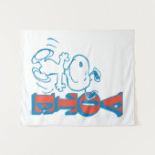 pinda's | Snoopy - Stemming Wandkleed (Voorkant (horizontaal))