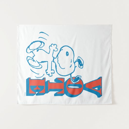 pinda's | Snoopy - Stemming Wandkleed (Voorkant (horizontaal))