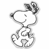 pinda's | Snoopy Sticker (Voorkant)