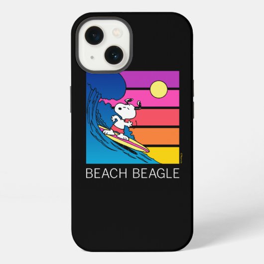 pinda's | Snoopy Surfing iPhone Hoesje (Achterkant)