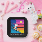 pinda's | Snoopy Surfing Papieren Bordje (Feest)