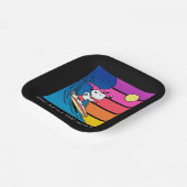 pinda's | Snoopy Surfing Papieren Bordje (Gebogen)