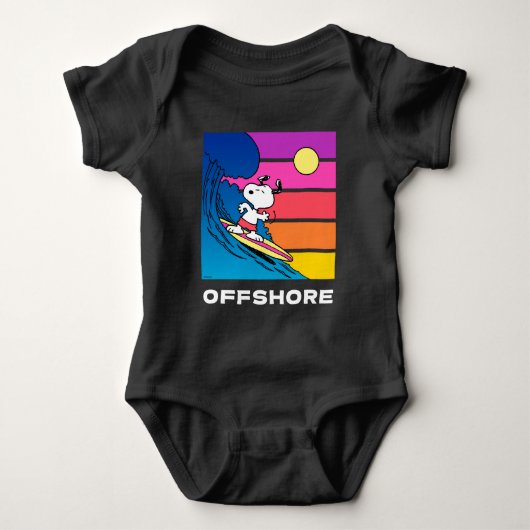 pinda's | Snoopy Surfing Romper (Voorkant)