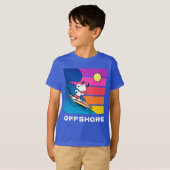 pinda's | Snoopy Surfing T-shirt (Voorkant volledig)