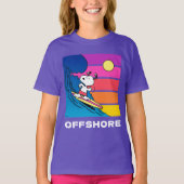 pinda's | Snoopy Surfing T-shirt (Voorkant)