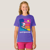 pinda's | Snoopy Surfing T-shirt (Voorkant volledig)