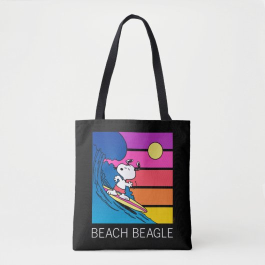 pinda's | Snoopy Surfing Tote Bag (Voorkant)