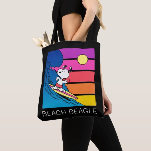 pinda's | Snoopy Surfing Tote Bag (Dichtbij)