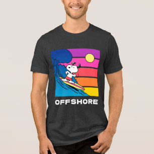 pinda's   Snoopy Surfing Tri-Blend Shirt