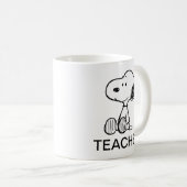 PINDA'S | Snoopy Teacher Koffiemok (Voorkant rechts)