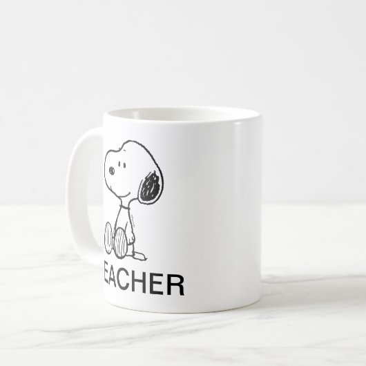 PINDA'S | Snoopy Teacher Koffiemok (Voorkant links)