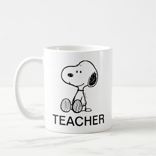 PINDA'S | Snoopy Teacher Koffiemok (Links)