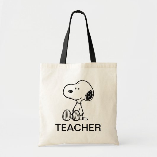 PINDA'S | Snoopy Teacher Tote Bag (Voorkant)