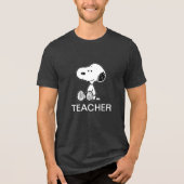 PINDA'S | Snoopy Teacher Tri-Blend Shirt (Voorkant)