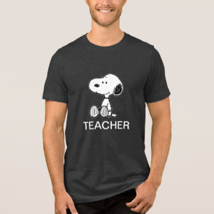 PINDA'S   Snoopy Teacher Tri-Blend Shirt