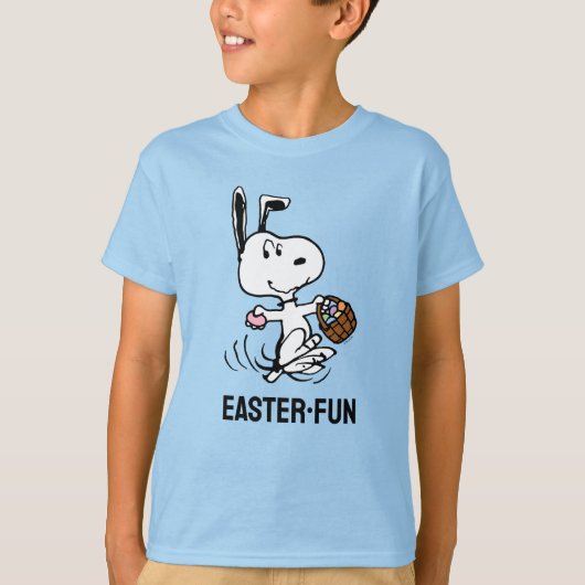 pinda's | Snoopy the Easter Beagle T-shirt (Voorkant)