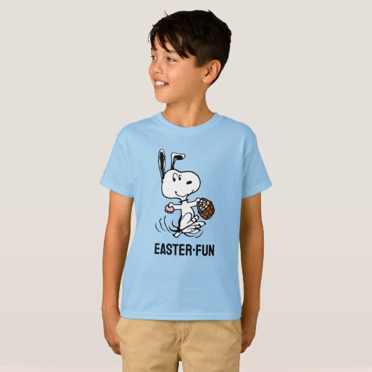 pinda's | Snoopy the Easter Beagle T-shirt (Voorkant volledig)