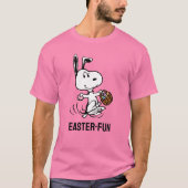 pinda's | Snoopy the Easter Beagle T-shirt (Voorkant)