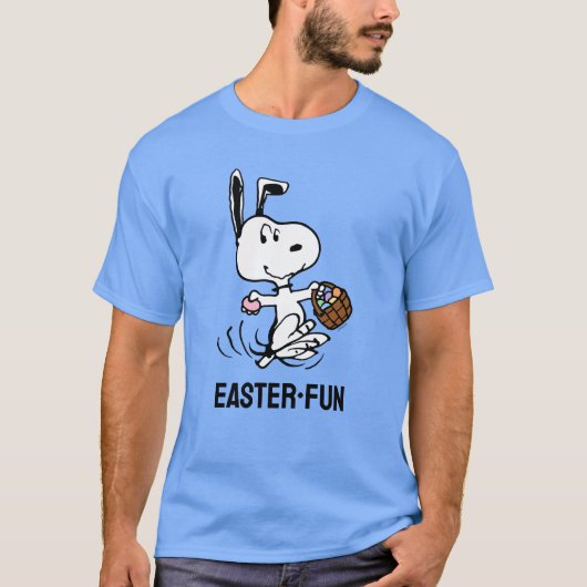pinda's | Snoopy the Easter Beagle T-shirt (Voorkant)