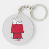 PINDA'S | Snoopy toen & nu Sleutelhanger (Achterkant)