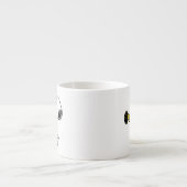 pinda's | Snoopy trompetspeler Espresso Kop (Voorkant)