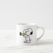 pinda's | Snoopy trompetspeler Espresso Kop (Rechts)