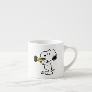 pinda's   Snoopy trompetspeler Espresso Kop
