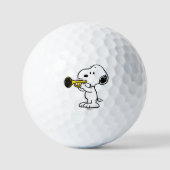 pinda's | Snoopy trompetspeler Golfballen (Voorkant)