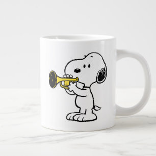 pinda's   Snoopy trompetspeler Grote Koffiekop