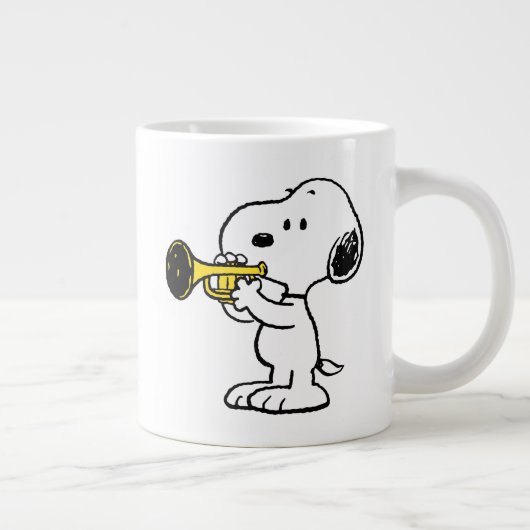 pinda's | Snoopy trompetspeler Grote Koffiekop (Rechts)