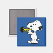 pinda's | Snoopy trompetspeler Magneet (Voorkant / Achterkant)
