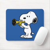 pinda's | Snoopy trompetspeler Muismat (Met muis)