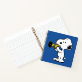pinda's | Snoopy trompetspeler Notitieboek (Binnen)