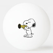 pinda's | Snoopy trompetspeler Pingpongbal (Achterkant)