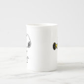 pinda's | Snoopy trompetspeler Porselein Kop (Voorkant)