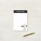 pinda's | Snoopy trompetspeler Post-it® Notes (Op bureau)
