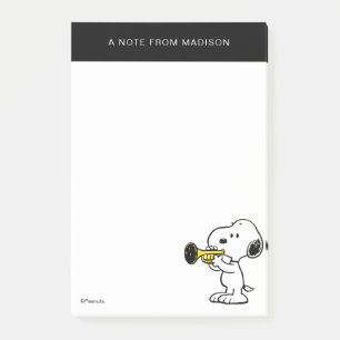 pinda's   Snoopy trompetspeler Post-it® Notes